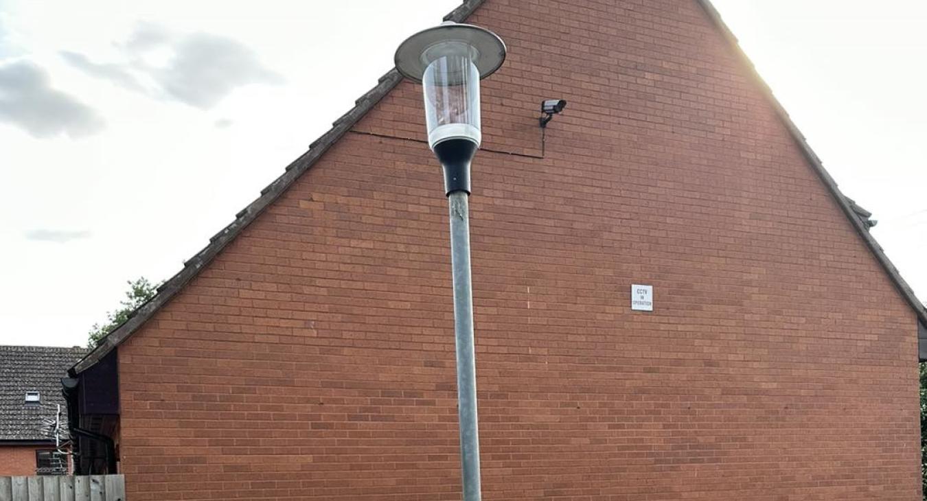 Lamp post replacement for a Local Housing Association