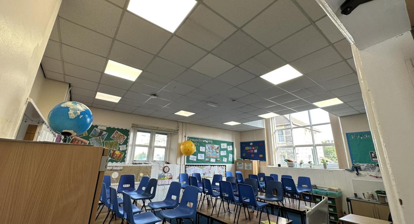 Local Electrician: School LED lighting